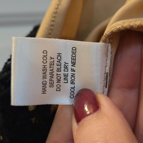 Bellatrix Black Lace Blouse With Tank Small - Picture 8 of 8